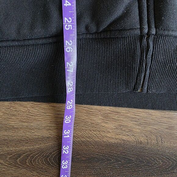 Weatherproof Vintage Hoodie Mens XL Black Sherpa Lined Full Zip Jacket - Picture 11 of 13